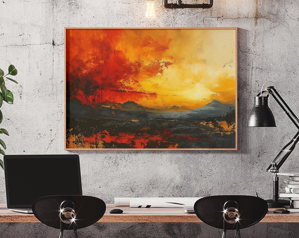 Abstract Print 5, Minimalist Exhibition Poster