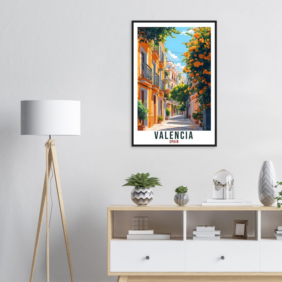 Valencia Travel Poster, Spain City Wall Art - Image 2