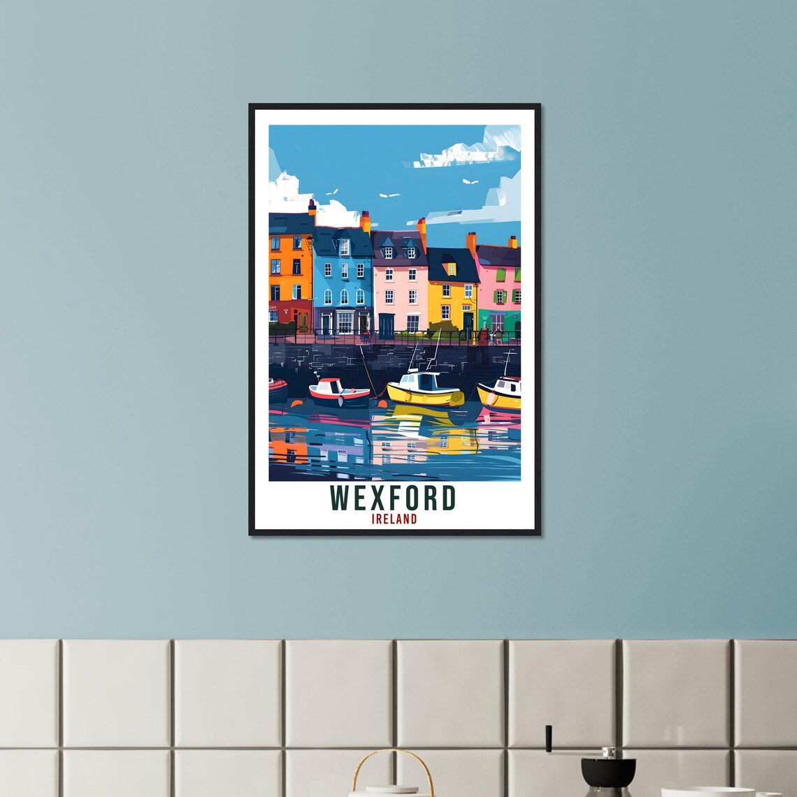 Wexford Travel Poster, Ireland Wall Art Print - Image 3