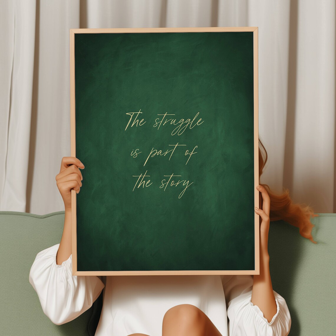The Struggle Is Part Of The Story Art Print - Image 5