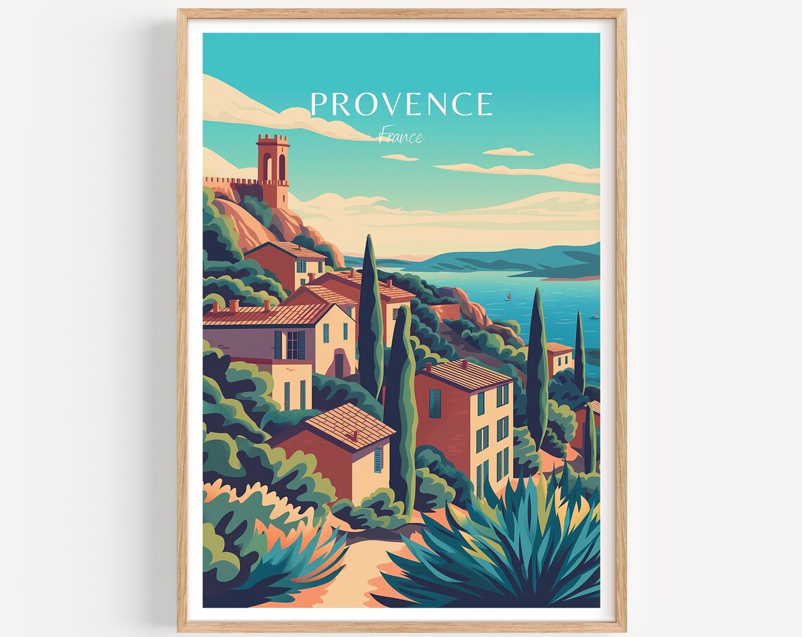 Provence France Home Decor Travel Poster