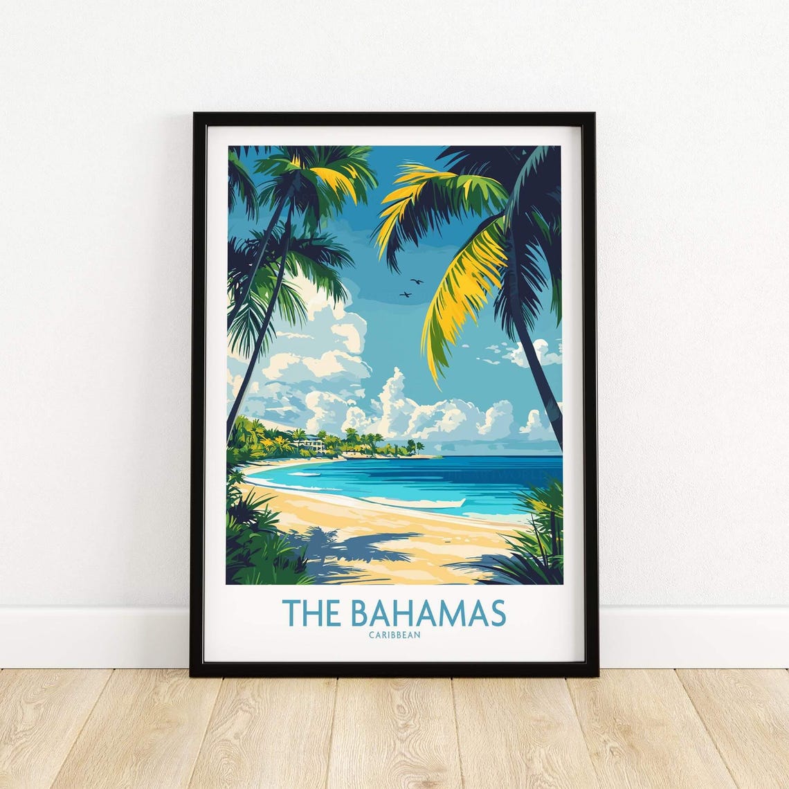 The Bahamas Travel Poster, Caribbean Illustration - Image 5
