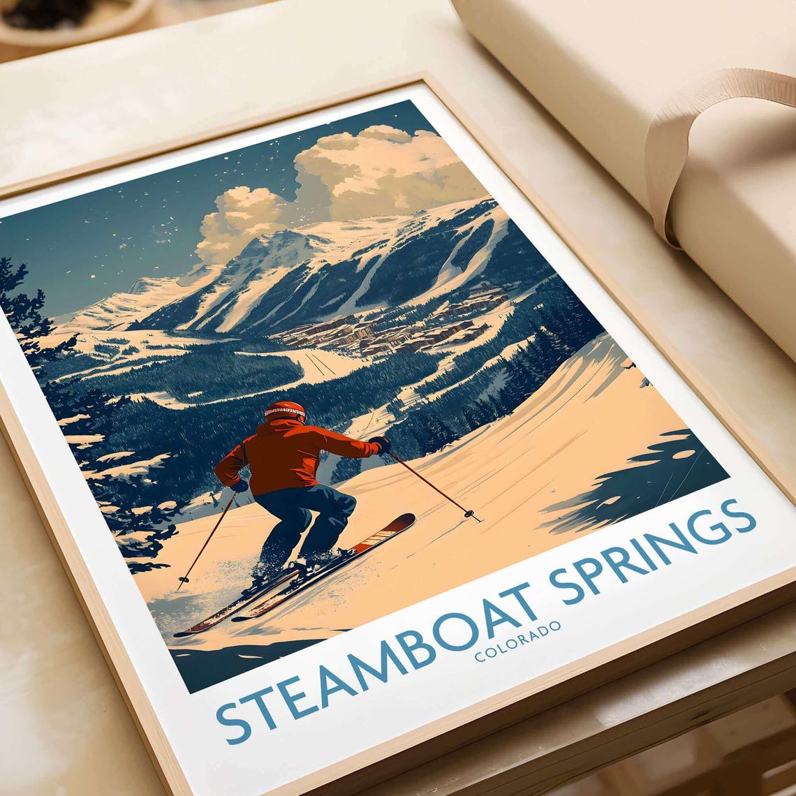 Steamboat Springs, Colorado Travel Poster