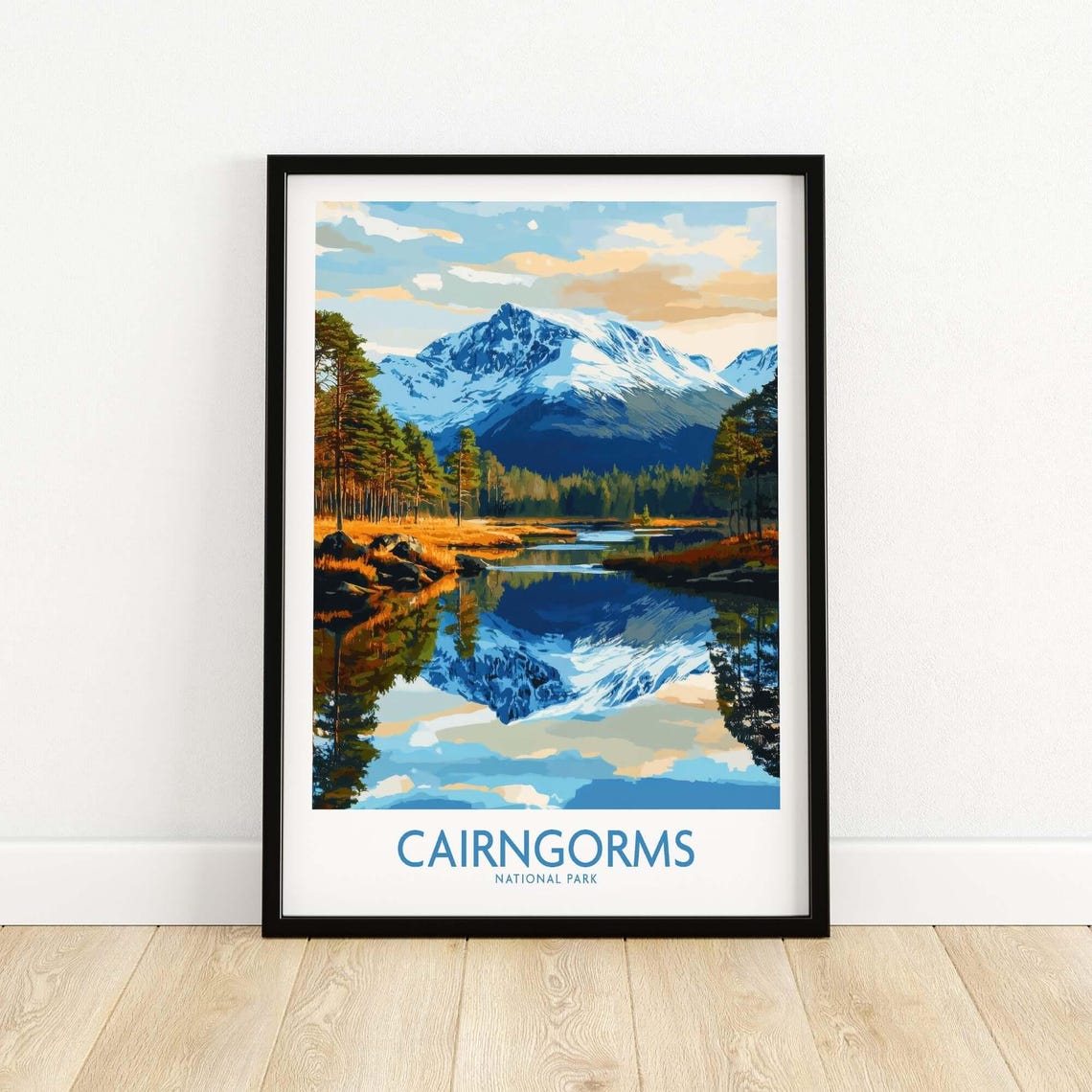 Cairngorms Poster, Scotland Wall Art Print - Image 5