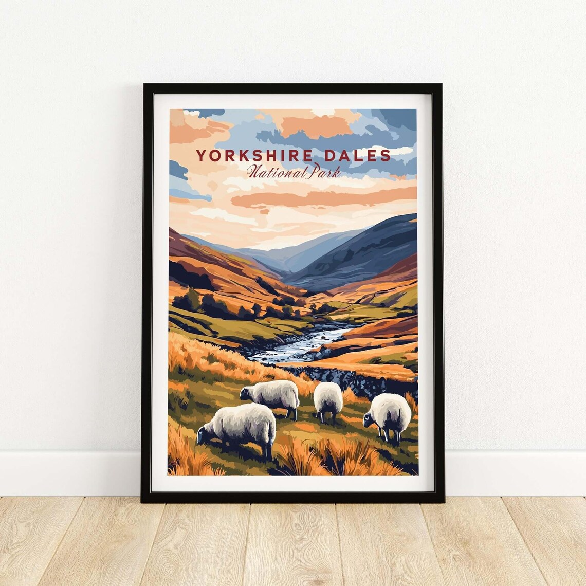 Yorkshire Dales National Park - Travel Poster