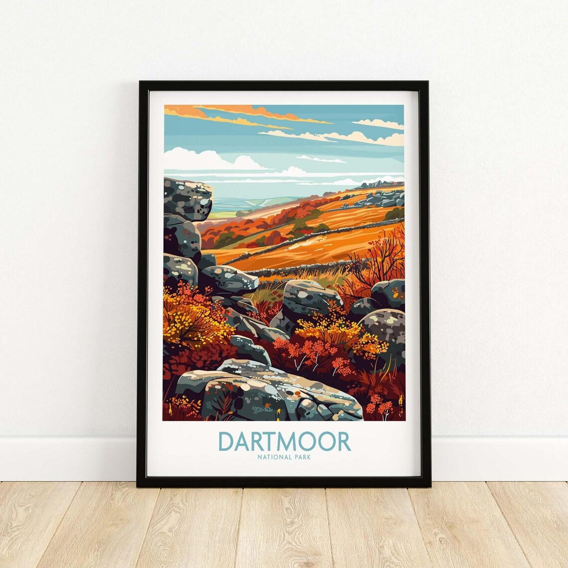 Dartmoor National Park - Vintage Travel Poster - Image 5