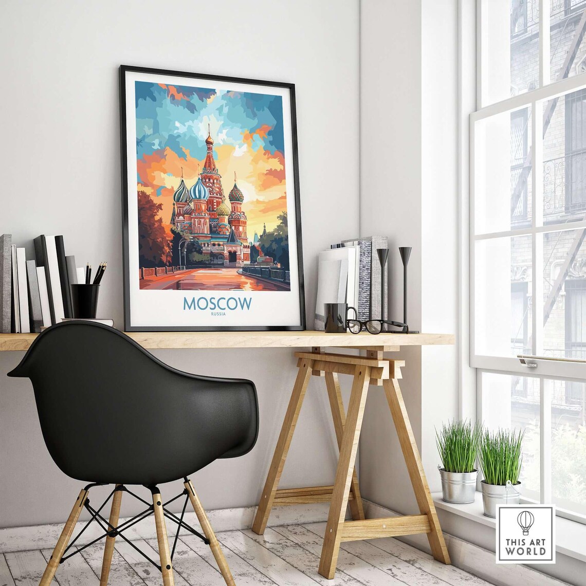 St Basils Cathedral, Moscow Travel Poster - Image 4