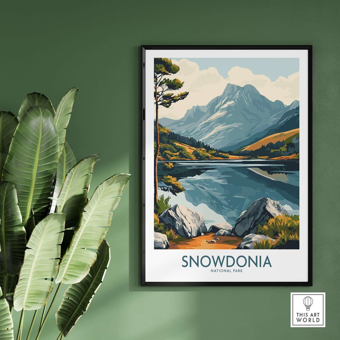 Snowdonia National Park - Vintage Travel Poster - Image 2