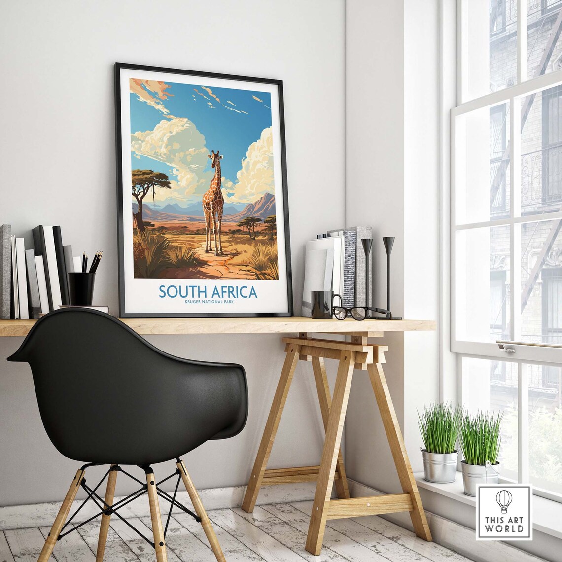 South Africa Travel Poster, Home Decor Illustration - Image 4