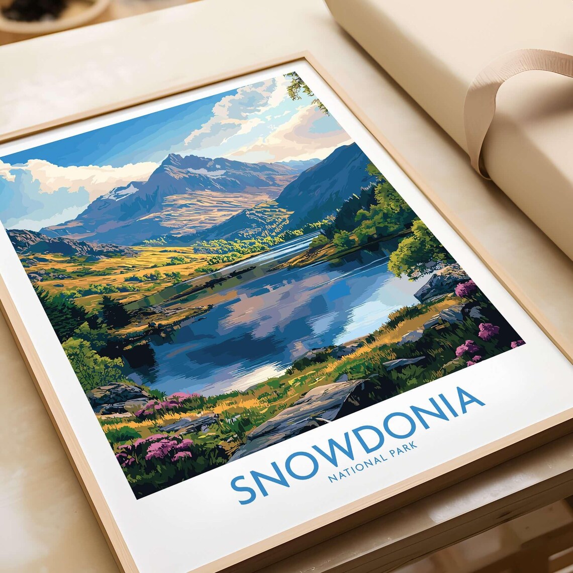 Snowdonia National Park - Vintage Travel Print