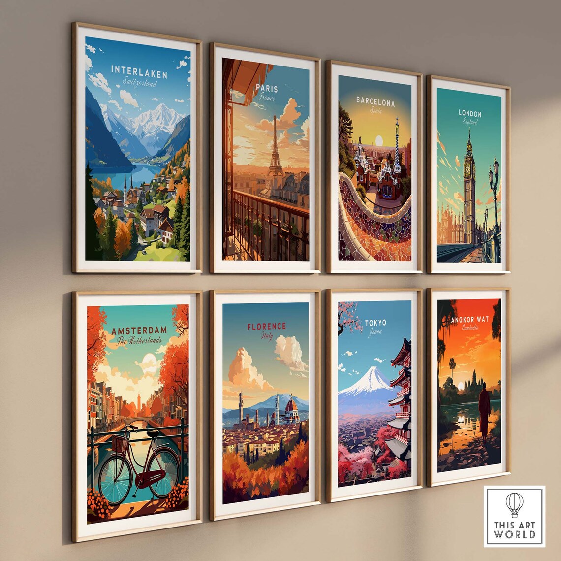 Interlaken Travel Poster, Personalized Wall Art - Image 3