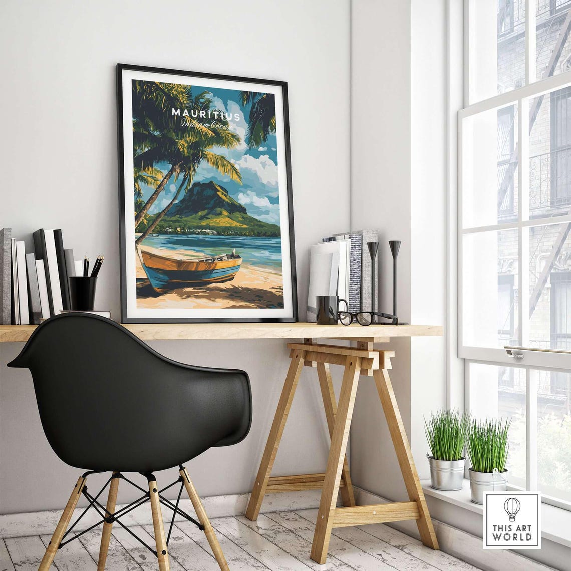 Mauritius Beach, Tropical Island Poster - Image 4