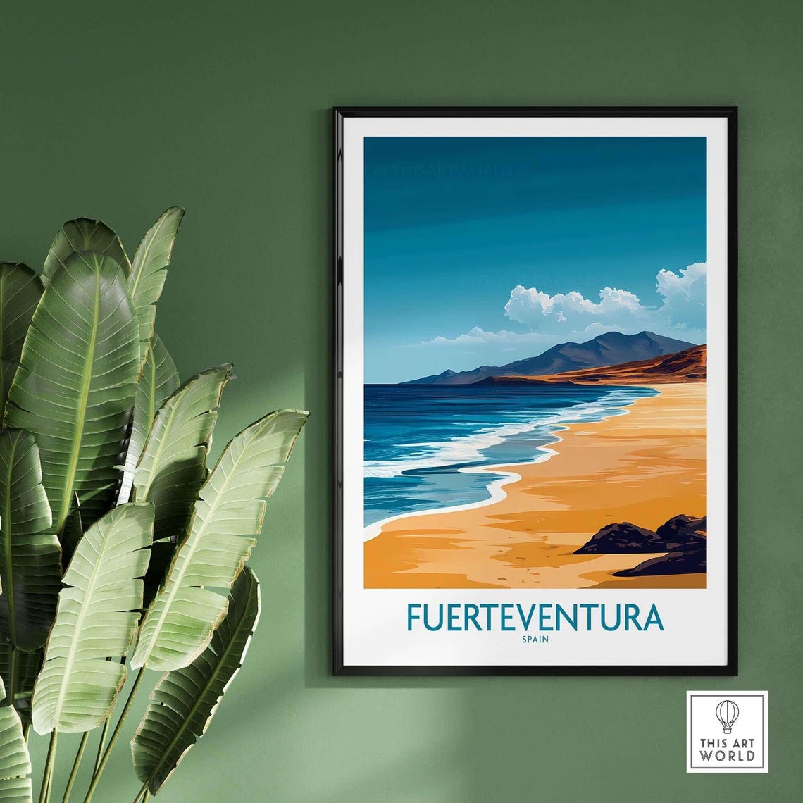 Fuerteventura Travel Poster, Island Wall Decor - Image 2