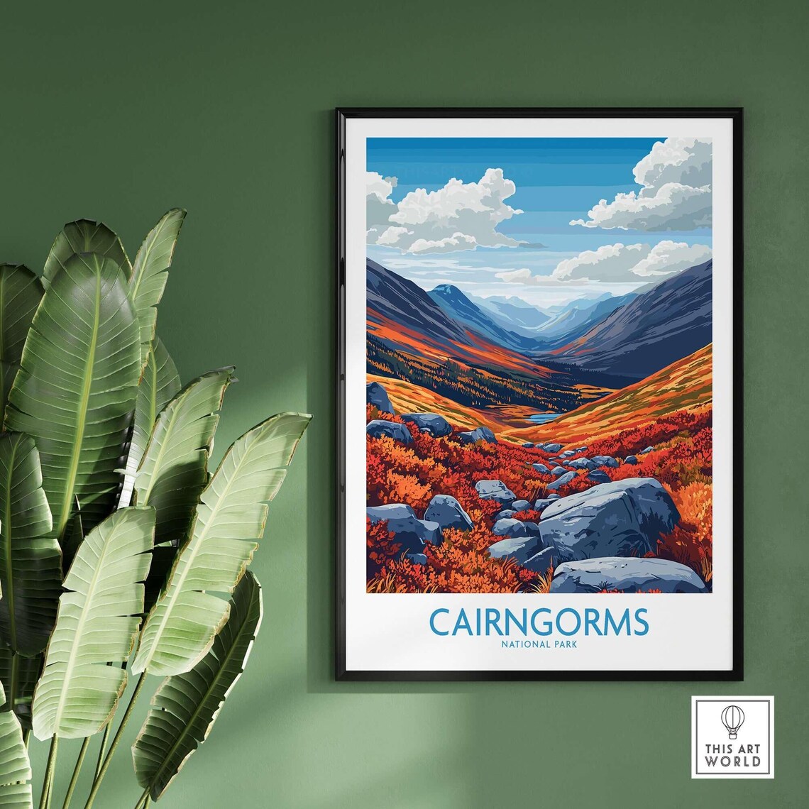 Cairngorms Art Print, Scotland Living Room Decor - Image 2