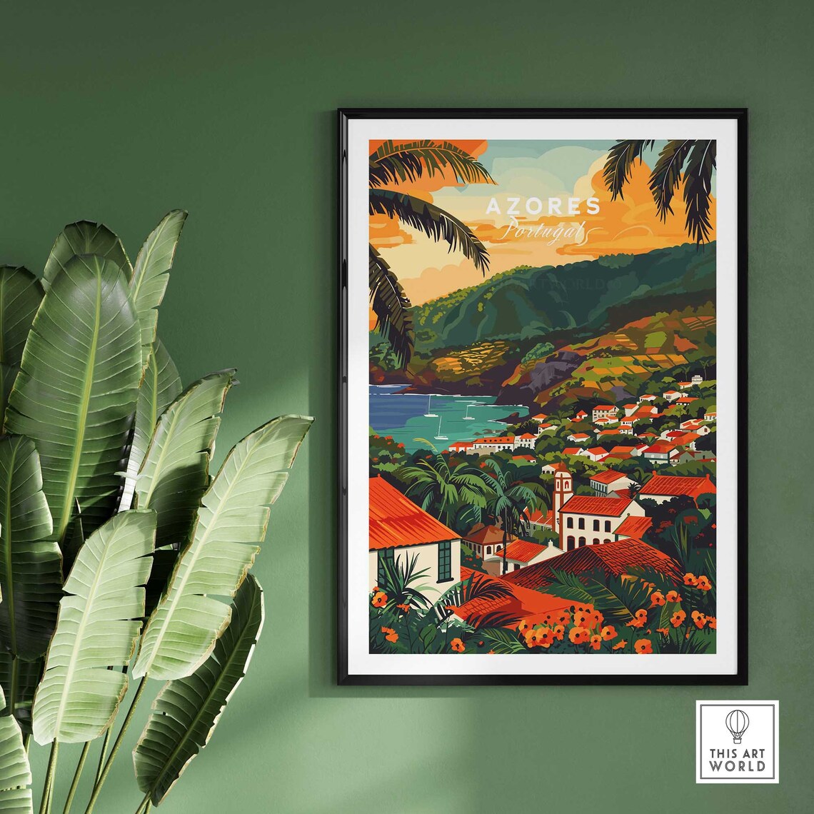 Azores Travel Poster, Portugal Wall Art Print - Image 2