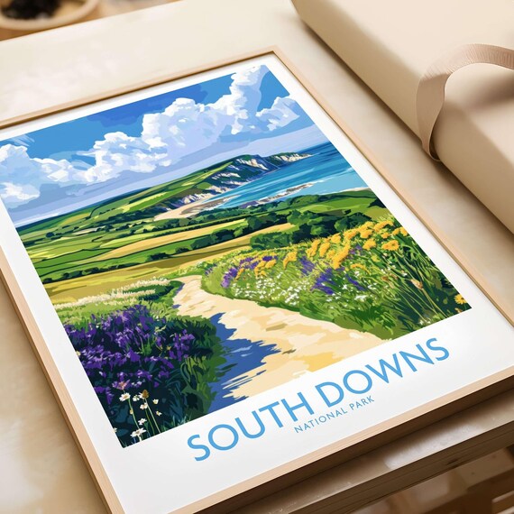 South Downs National Park, England Travel Poster