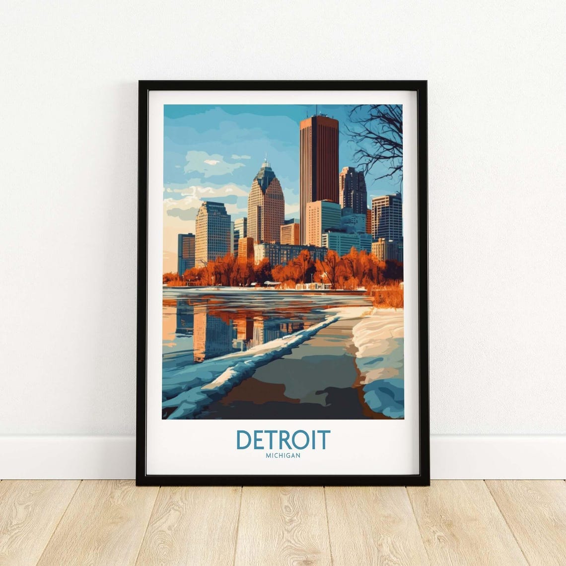 Detroit, Michigan Travel Poster - Image 5
