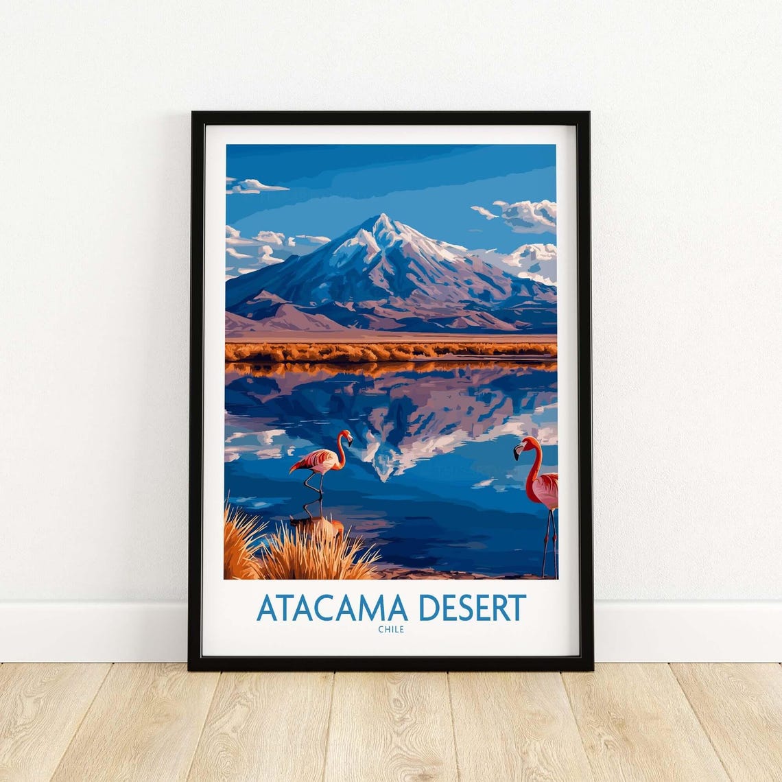 Atacama Desert Travel Poster, Chile Landscape - Image 5