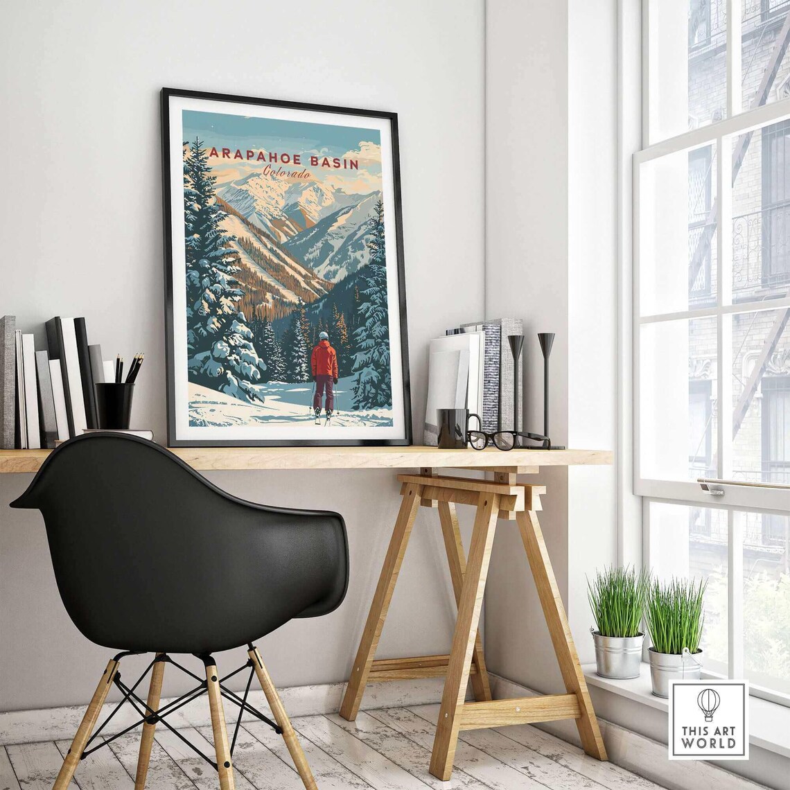Arapahoe Basin Colorado Ski Resort Poster Print - Image 4