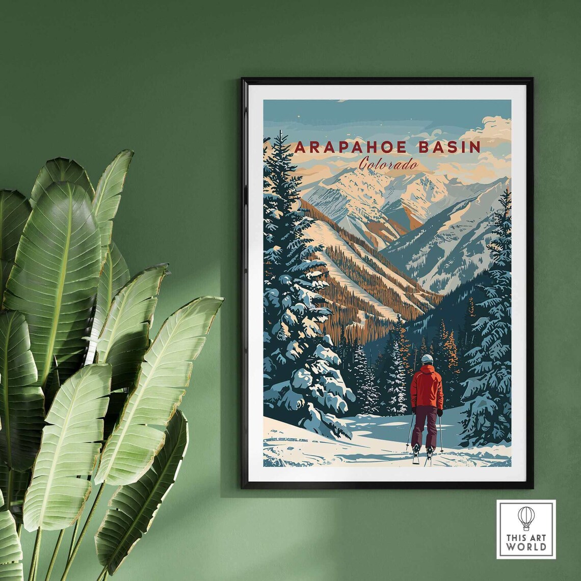 Arapahoe Basin Colorado Ski Resort Poster Print - Image 2
