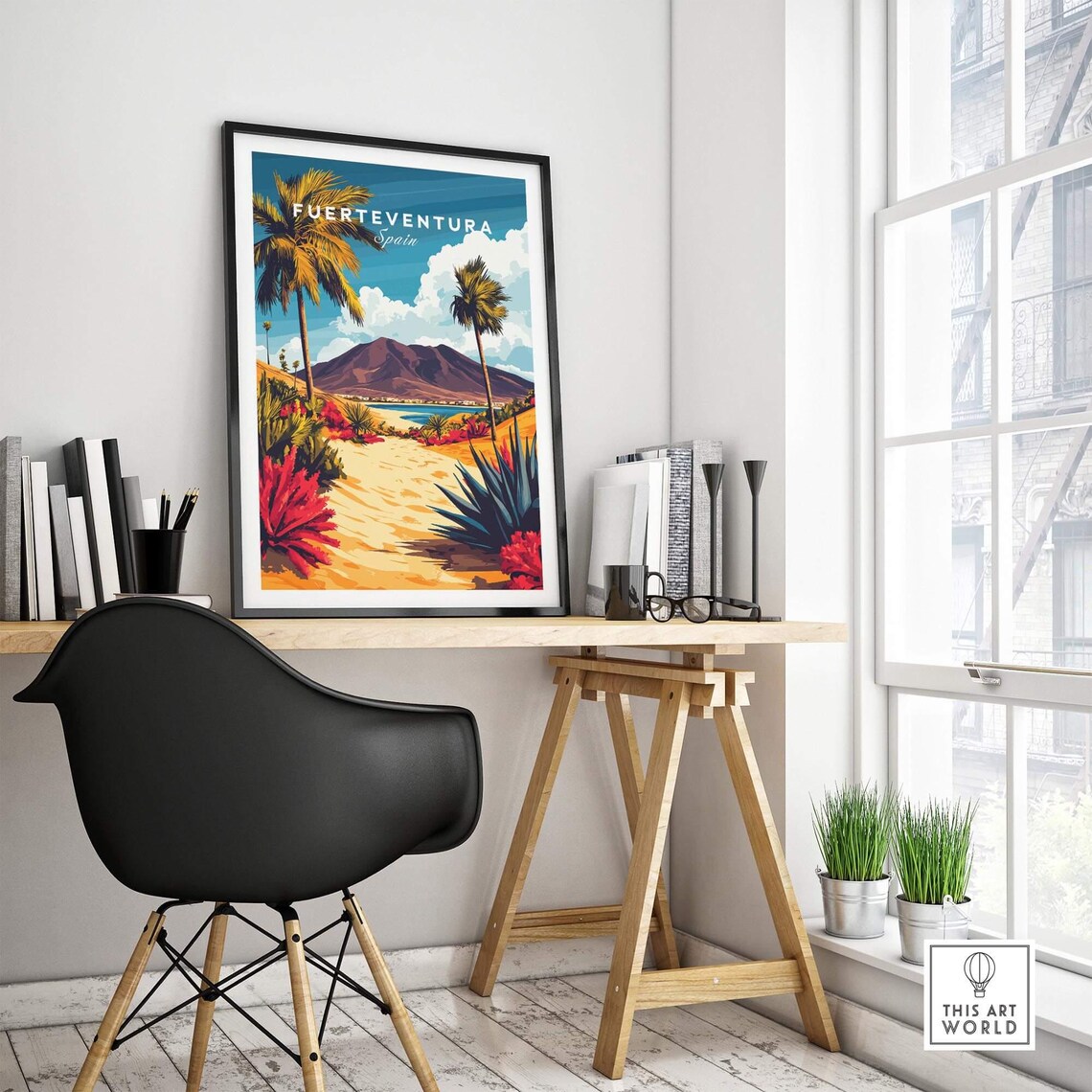 Fuerteventura Canary Islands Spain Travel Poster - Image 4
