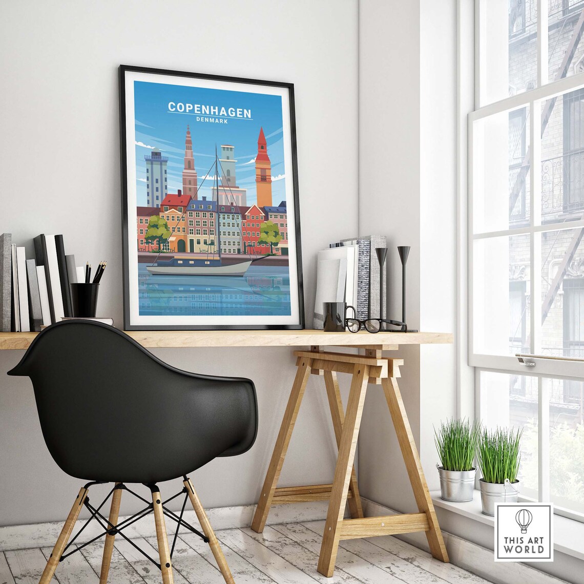 Copenhagen Print Gift Poster - Image 4