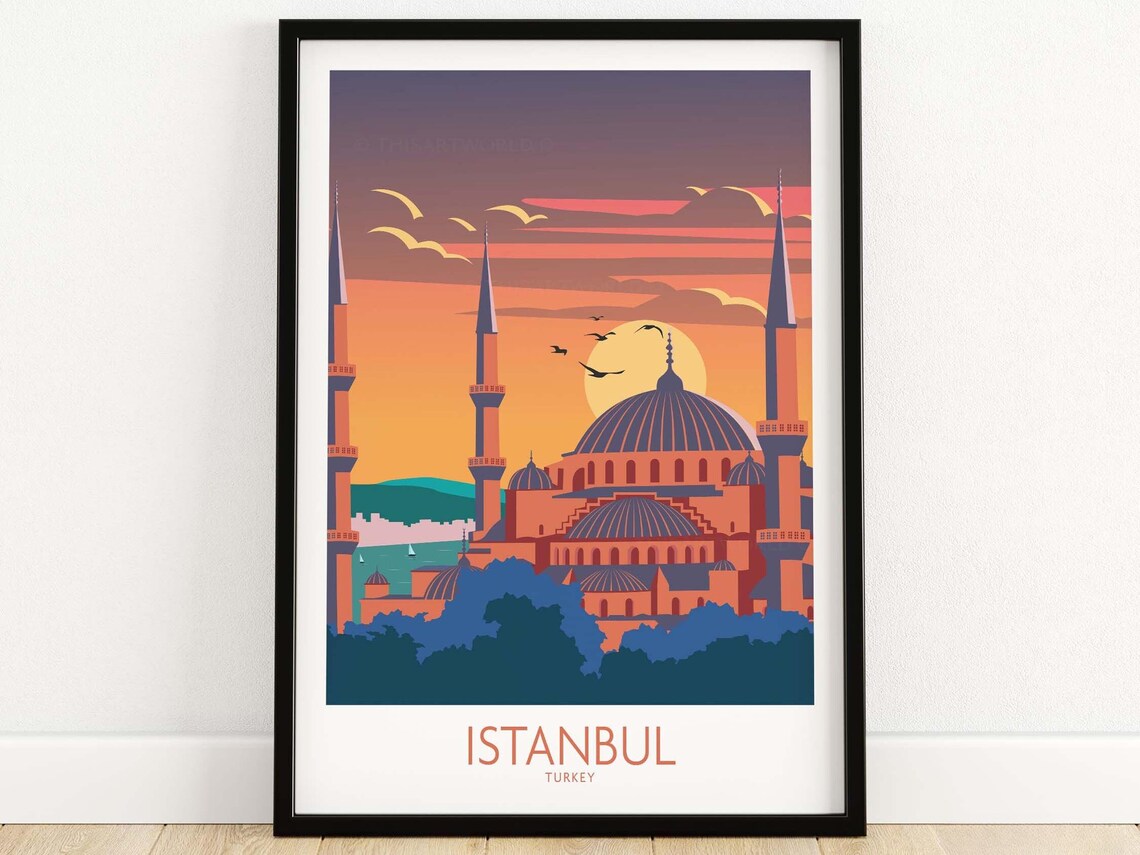 Istanbul Gift Poster Print
