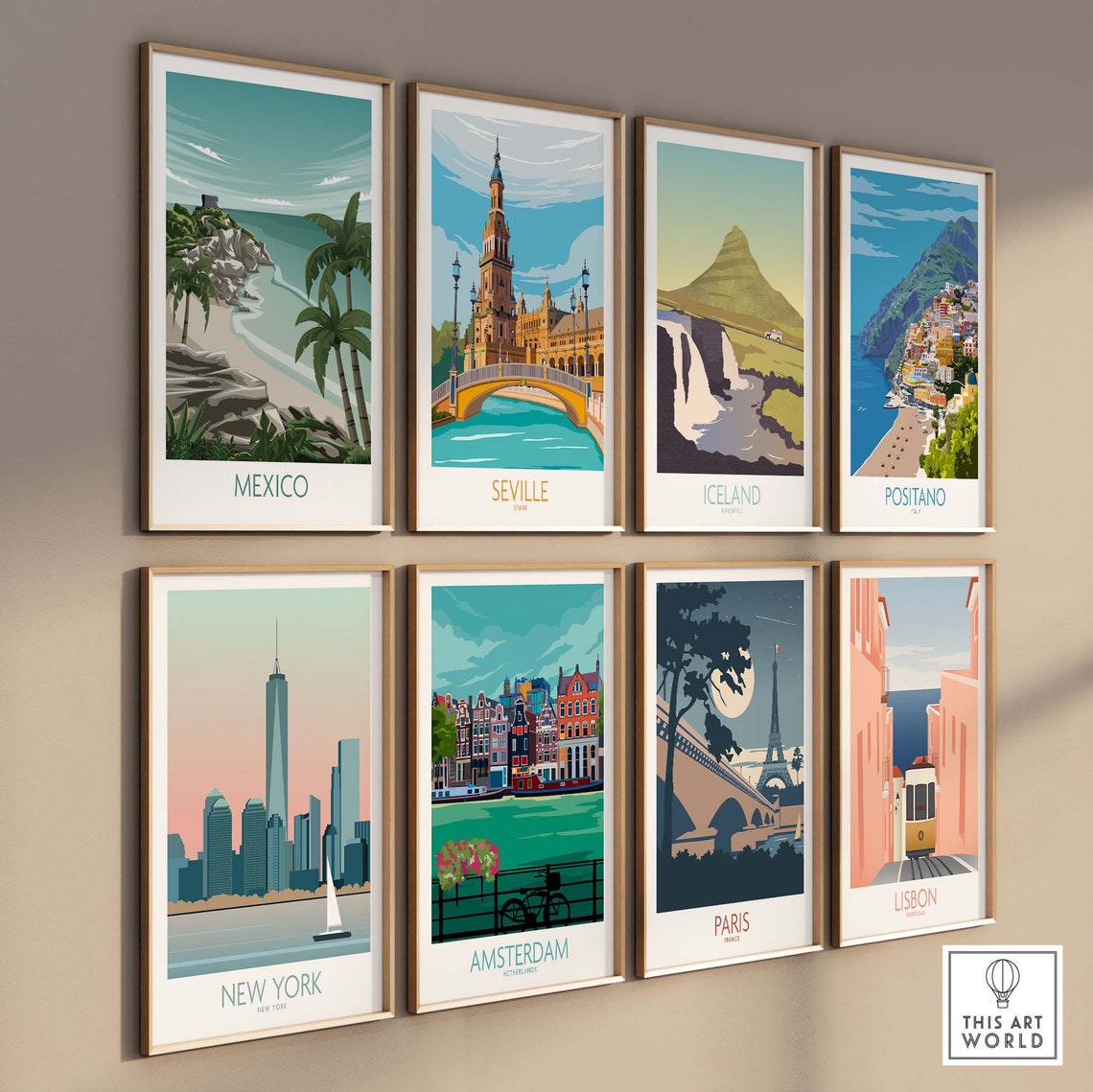 Mexico Travel Poster Art Print - Image 3