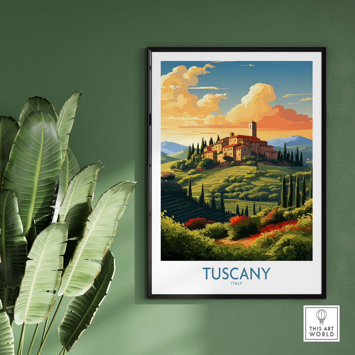 Tuscany Italy Birthday Present Travel Poster - Image 2