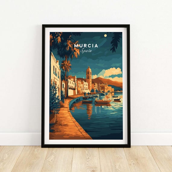 Wall Hanging Marcia Decor Housewarming Gift Living Room Spain Art Lovers Illustration Poster Home Office