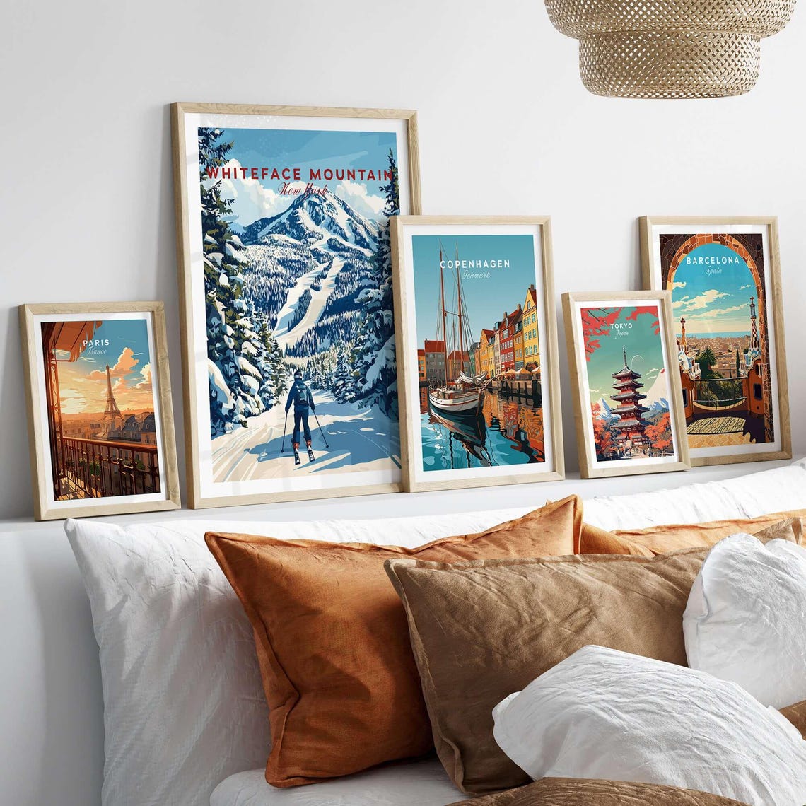 Whiteface Ski Resort Travel Poster, New York - Image 3