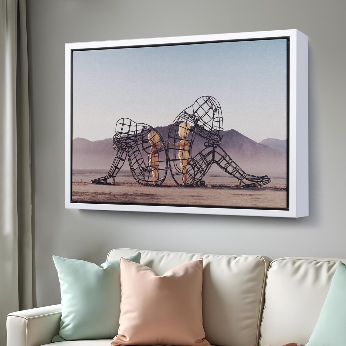 Warrior On The Dragons Brow, Surreal Art Print - Image 3