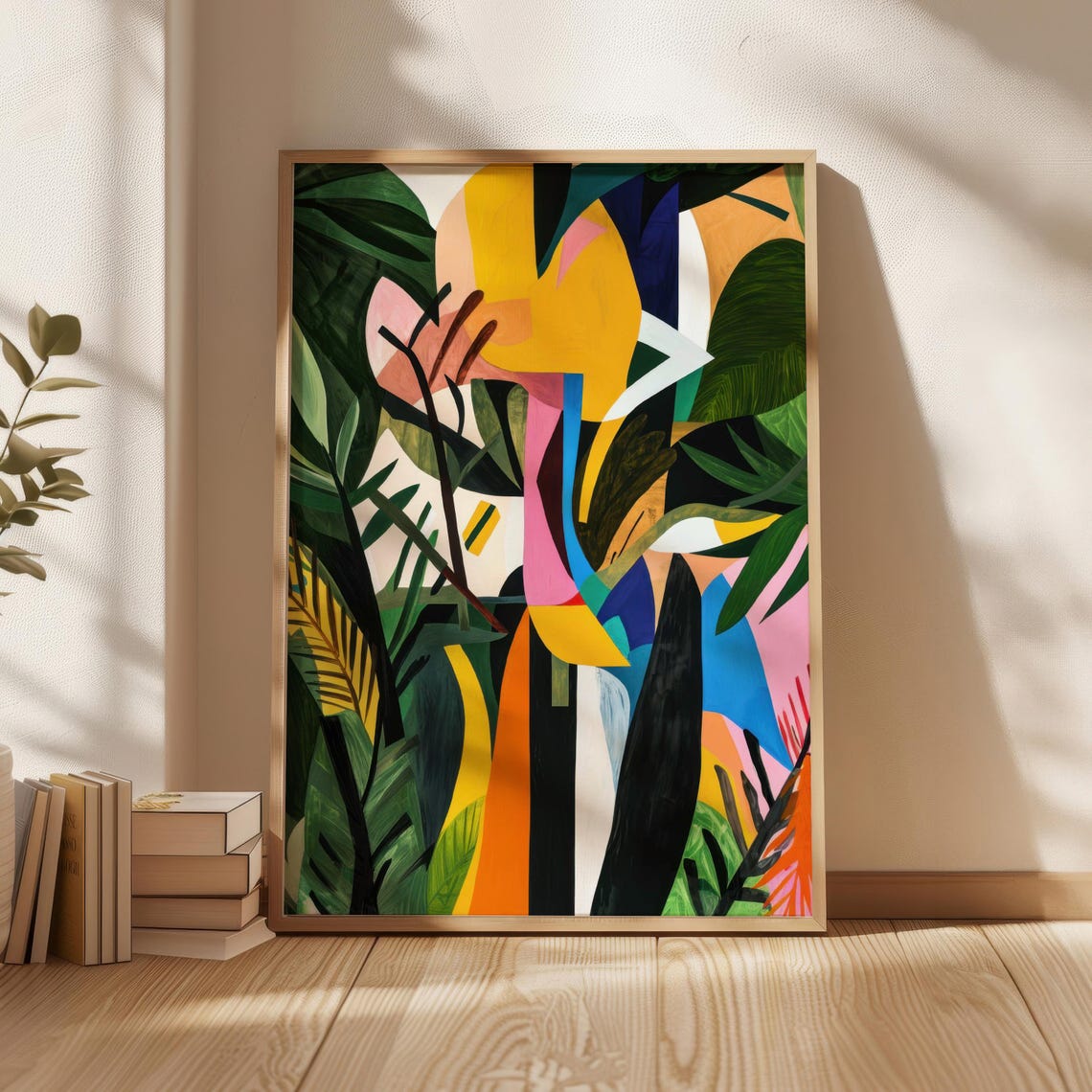 Picasso Style Nature Poster Wall Art Home Decor Prints