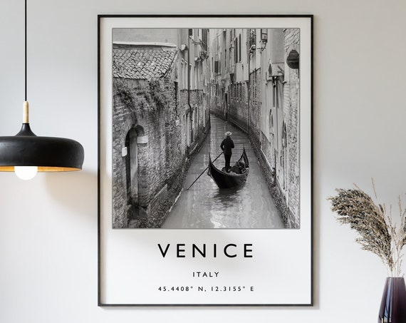 Venice Travel Poster, Italy Travel Art Print