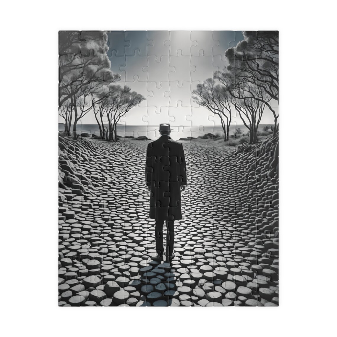 Desert Walk Surreal Art Jigsaw Puzzle Avant Garde Design Epic Challenge For One Fun For A Group Or Family Activity Surrealism Gift - Image 3