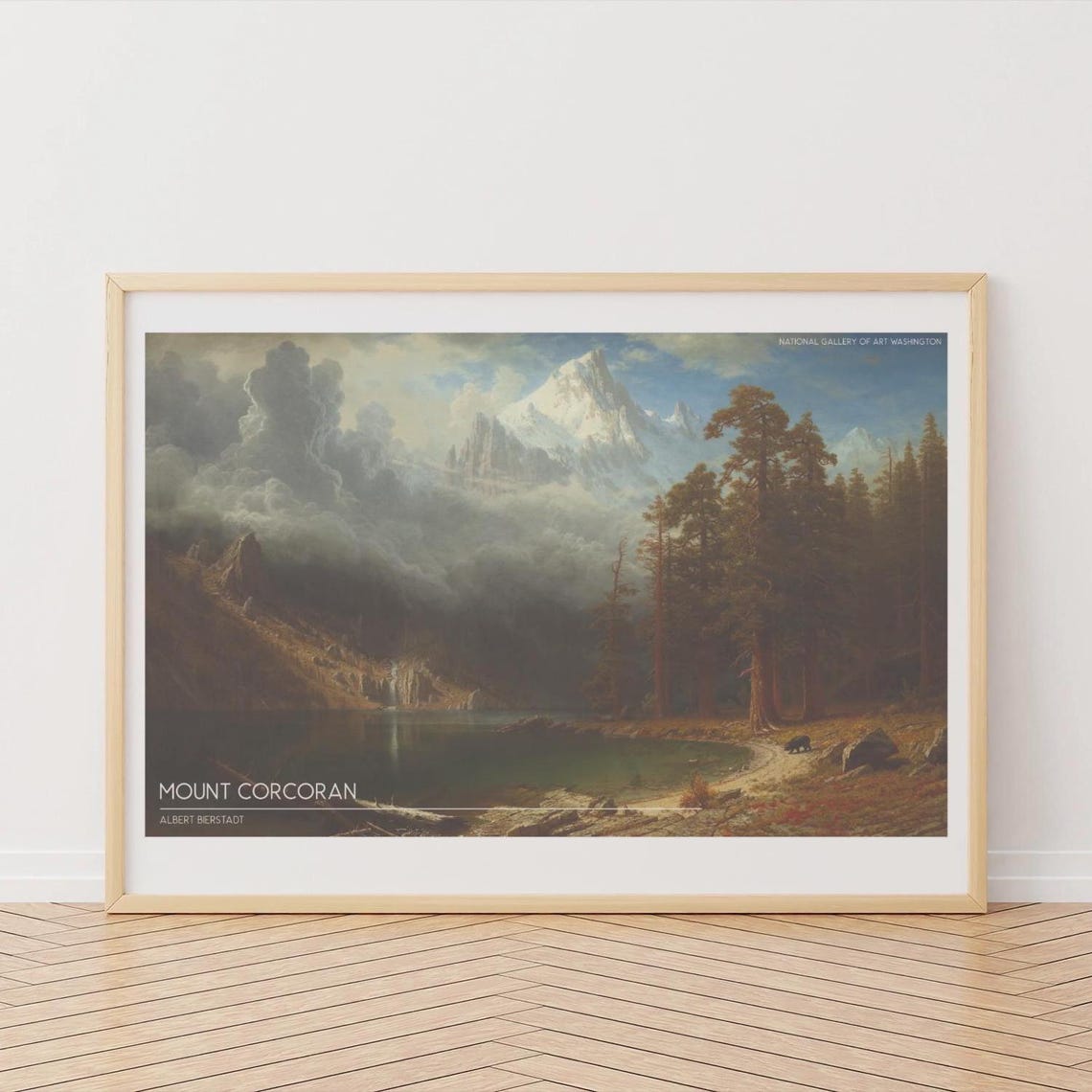 Albert Bierstadt Mount Corcoran Sierra Classic Landscape Art Print