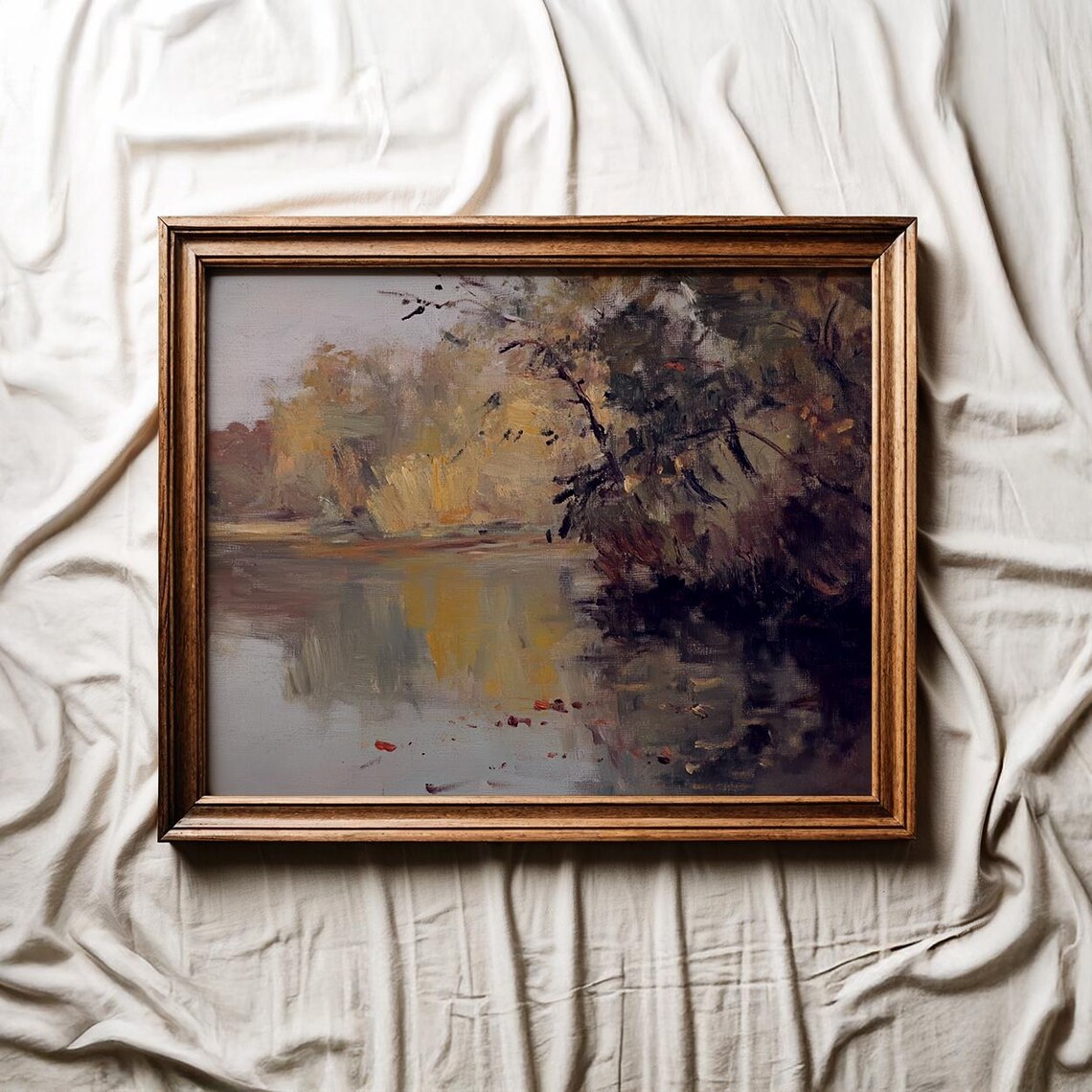 Fall Wall Art, Moody Rustic Cottagecore Decor - Image 2
