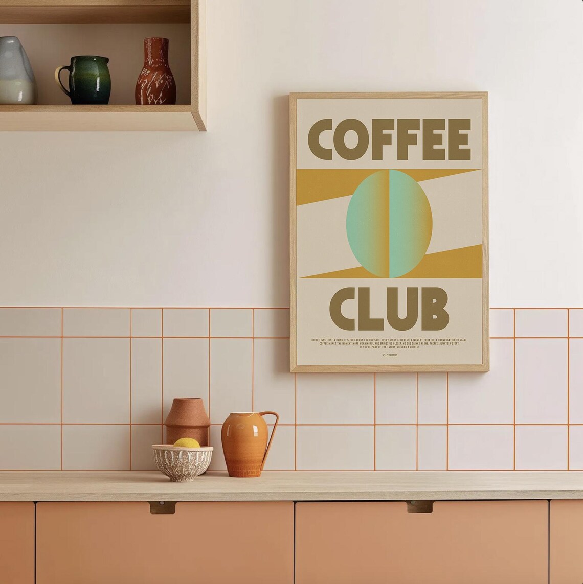 Coffee Club No2 Modern Poster - Image 4