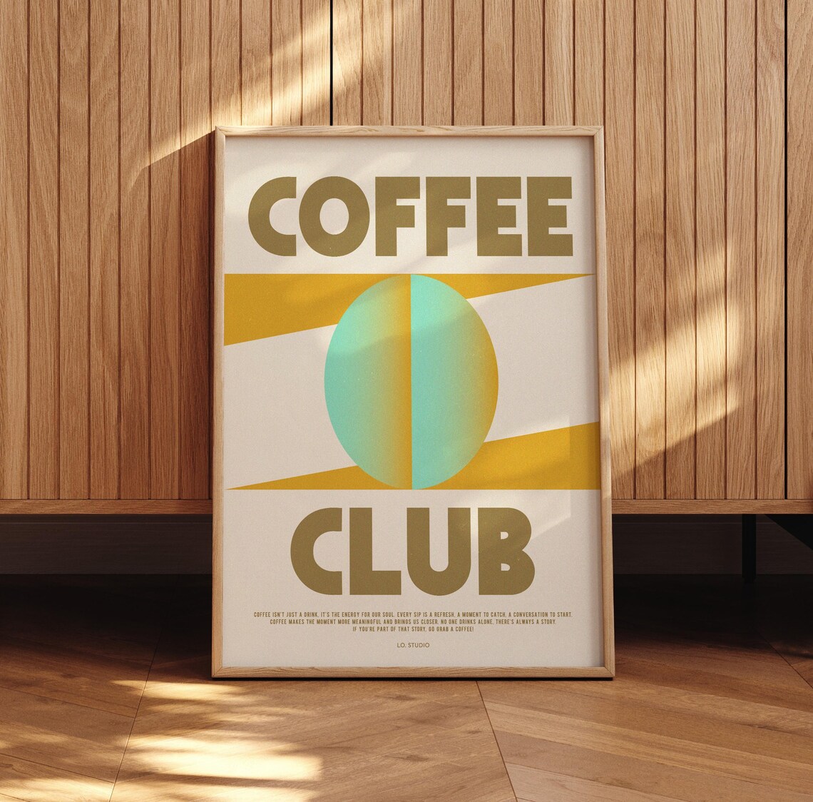 Coffee Club No2 Modern Poster - Image 3