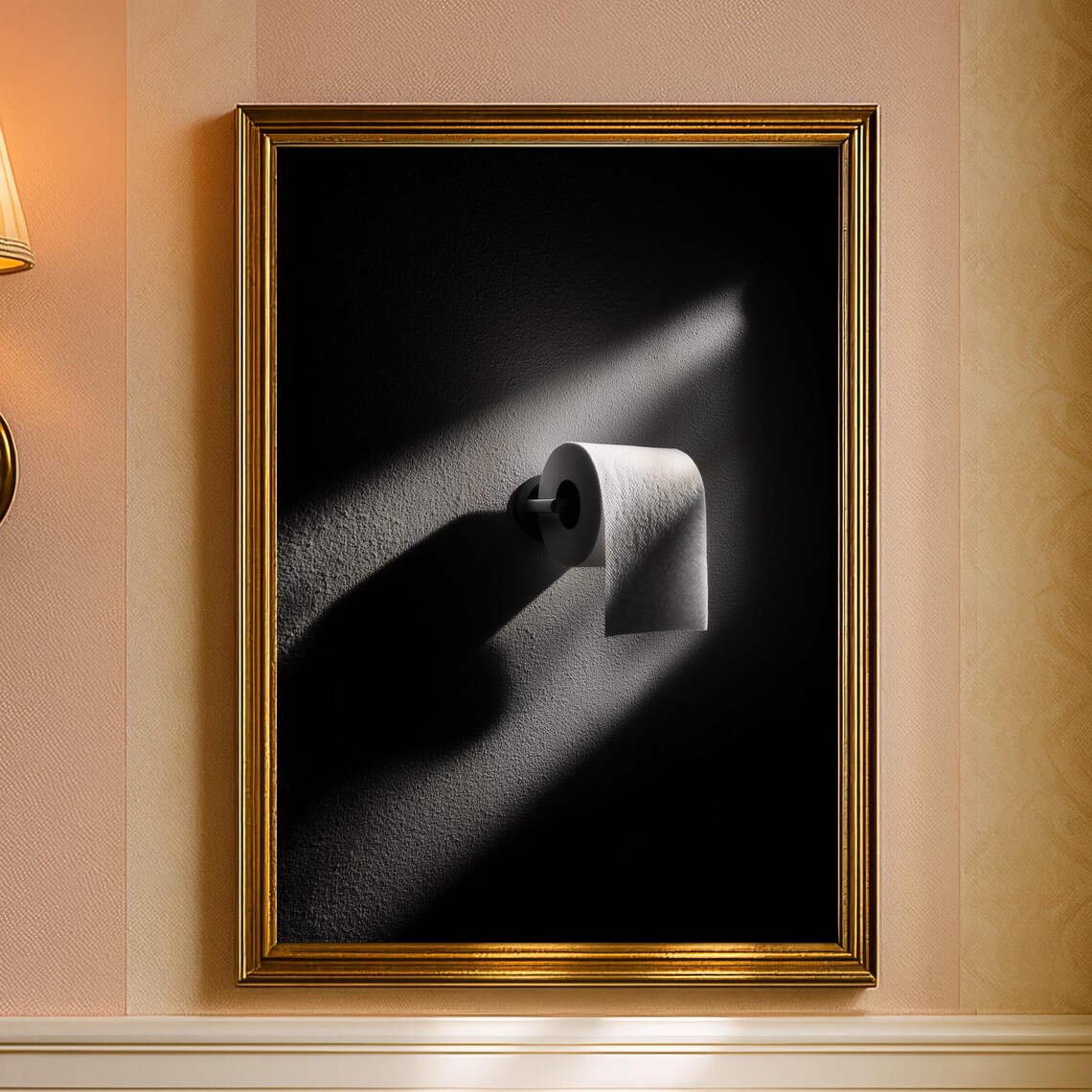 Toilet Paper Photography Print, Bathroom Humor