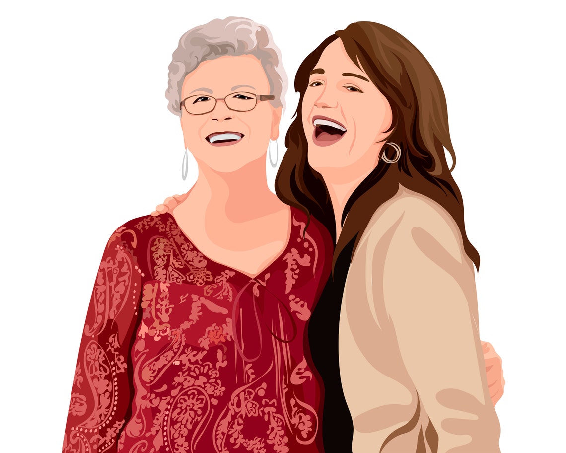 Custom Four Generation Family Portrait From Photo Personalized Poster - Image 2