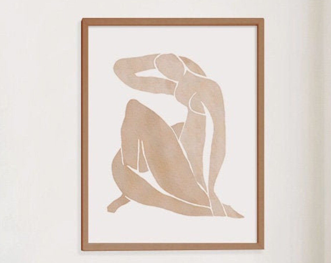 Matisse-Inspired Abstract Print, Minimalist Wall Decor - Image 4