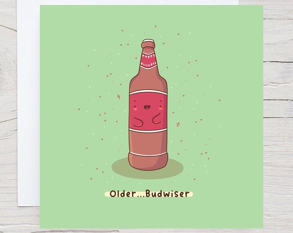 Punny Birthday Card Beer Birthday Card Beer Pun Card Boyfriend Girlfriend Friend Partner