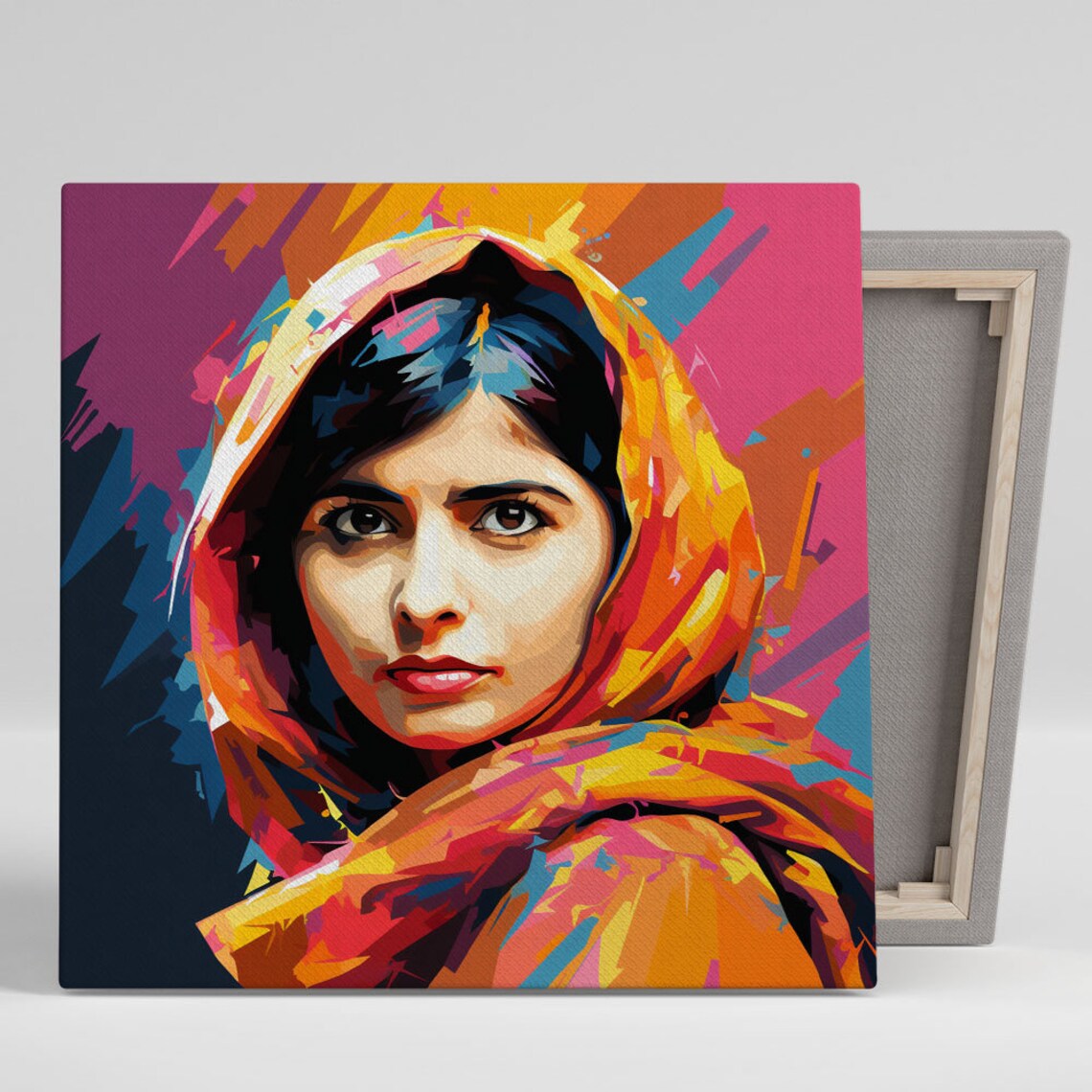 Malala Yousafzai Art Print, Girl Power Portrait