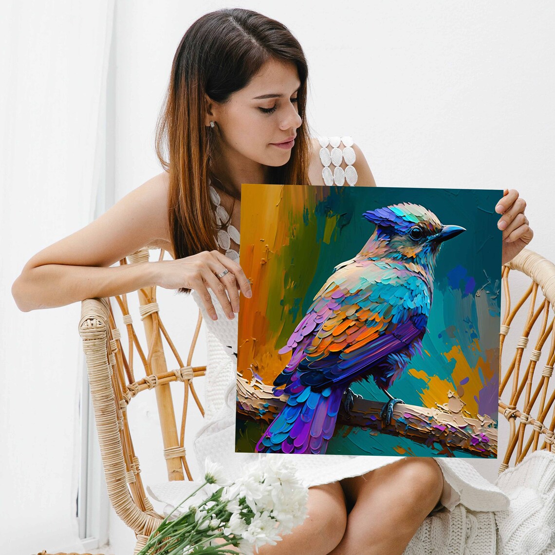 Bird Wall Art Print, Nature Decor for Living Room - Image 3