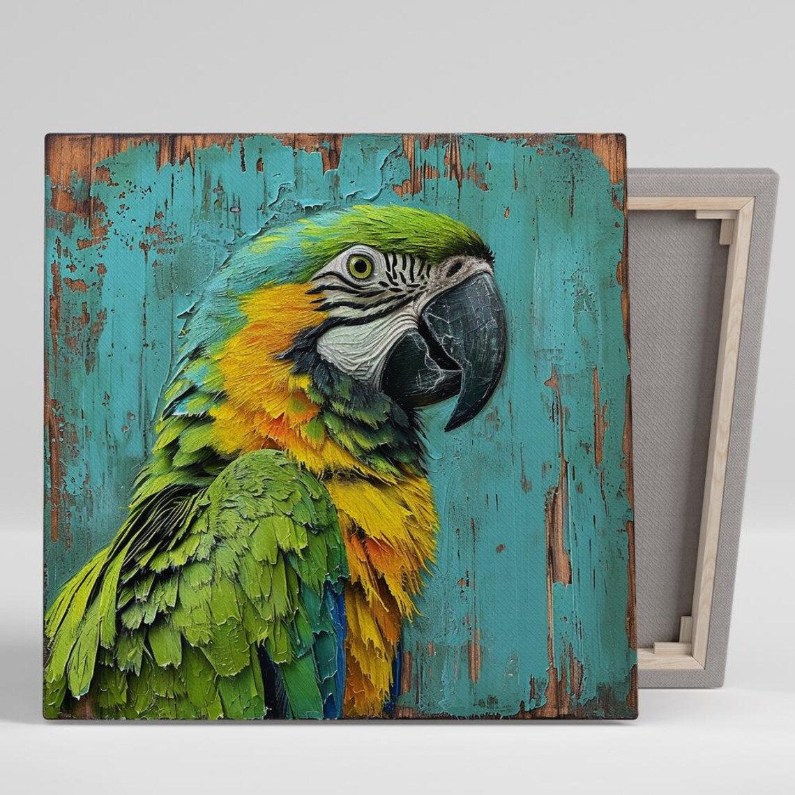 Macaw Majesty Tropical Bohemian Wall Art Print