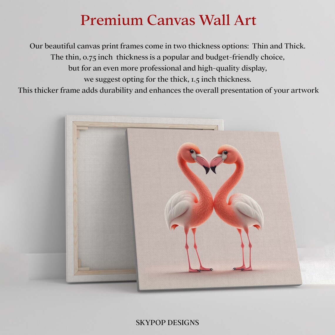 Flamingo Fever, Tropical Animal Theme Art Print - Image 2
