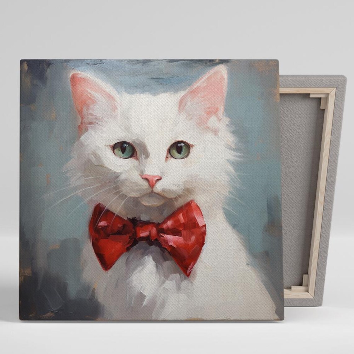 Dapper Cat, Whimsical Minimalist Wall Art Print