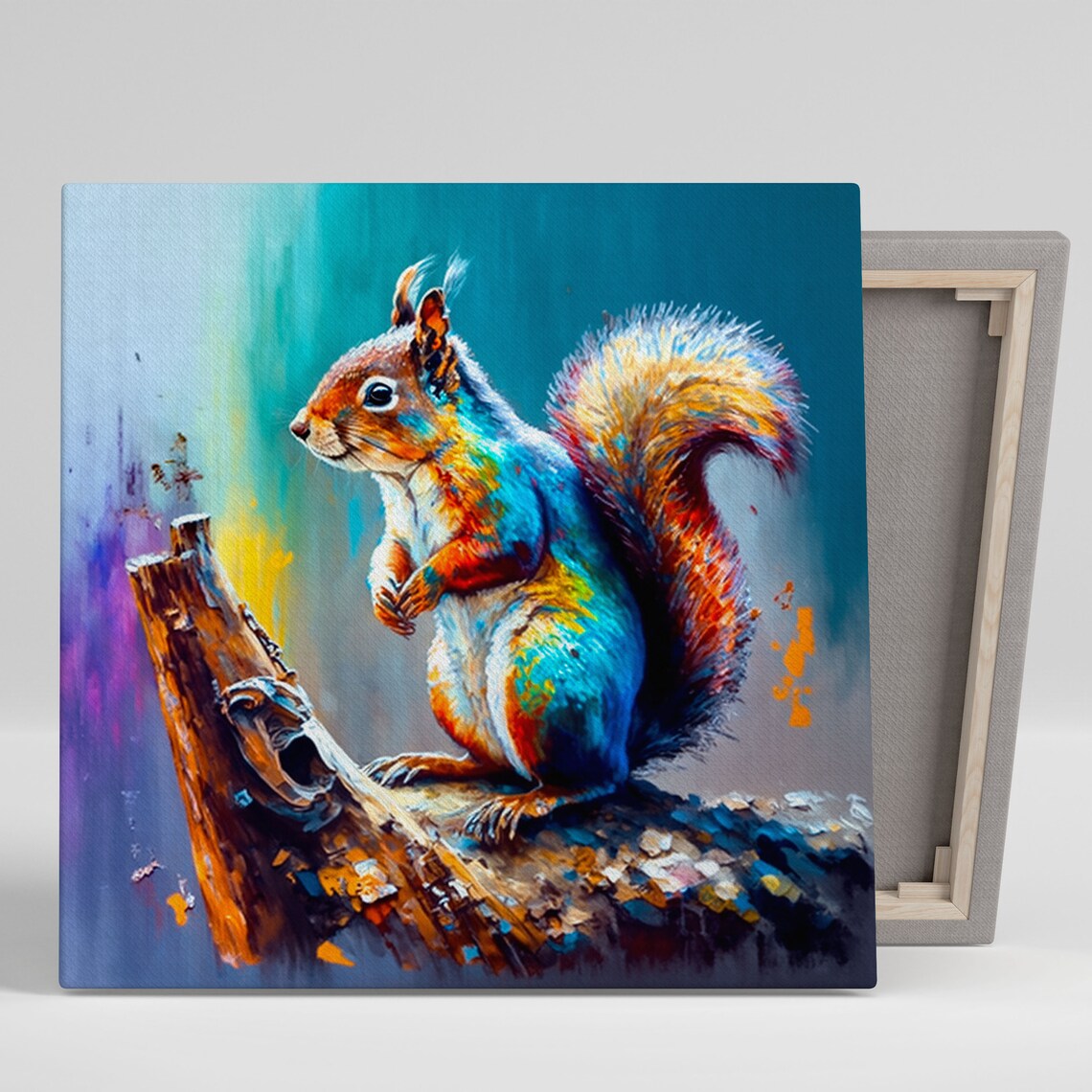 The Art Of The Squirrel, Animal Decor Art Print