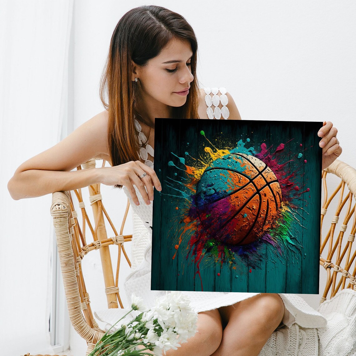 Basketball Sports Wall Art Poster, Home Decor - Image 3